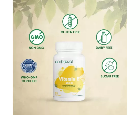 Ambrosial Vitamin E 400 IU 2 Pack 120's