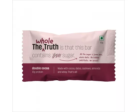  الكاكاو المضاعف  من ذا هول تروث 6 علبة بالمكونات طبيعية