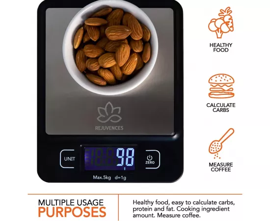Rejuvences Digital Scale For Weighing Food
