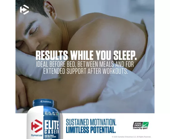 مسحوق بروتين الكازين بنكهة الشوكولاتة الغنية من إليت 50 حصة 4رطل