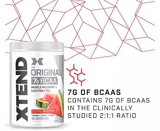  الBCAA الأصلي بنكهة انفجار البطيخ من إكستيند نوك أوت 30 حصة - 420 جرام