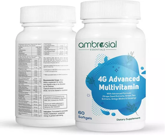 Ambrosial 4G Advanced Multivitamin 60's (BOGO)