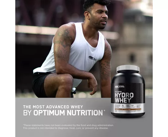  مسحوق البروتين الهايدرو بلاتينيوم بنكهة تربو الشوكولاتة من أوبتيموم نيوتريشن 1.75 كيلو