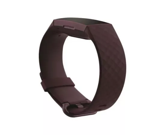 ساعة يد ذكية تشارج 4 المتطورة Nfc مع خدمة تحديد المواقع ومناسبة للسباحة بلون الصندل الأحمر