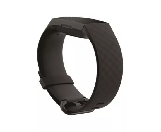 ساعة يد ذكية تشارج 4  NFC المتطور مع خدمة تحديد المواقع ومناسبة للسباحة بلون أسود من فيتبيت