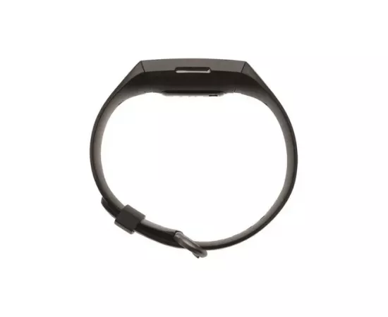 ساعة يد ذكية تشارج 4  NFC المتطور مع خدمة تحديد المواقع ومناسبة للسباحة بلون أسود من فيتبيت