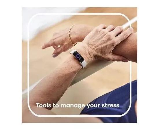 ساعة يد ذكية لوكس فيتس آند ويلنيس بلون الجرافيت من فيتبيت