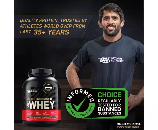 واي بروتين جولد ستاندرد 100% بنكهة  أيس كريم الفانيليا من أوبتيموم نيوتريشن 2 رطل