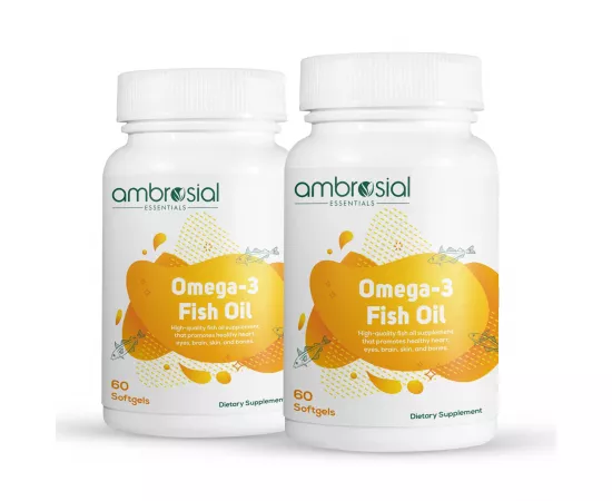  أوميجا 3 زيت السمك 1000 مللي جرام من أمبروسيال حصة 1 علبة