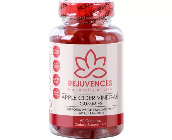 جاميز الفيتامينات المتعددة  الخالية من الجلوتين بنكهة خل التفاح من ريجوفينسيز  60 