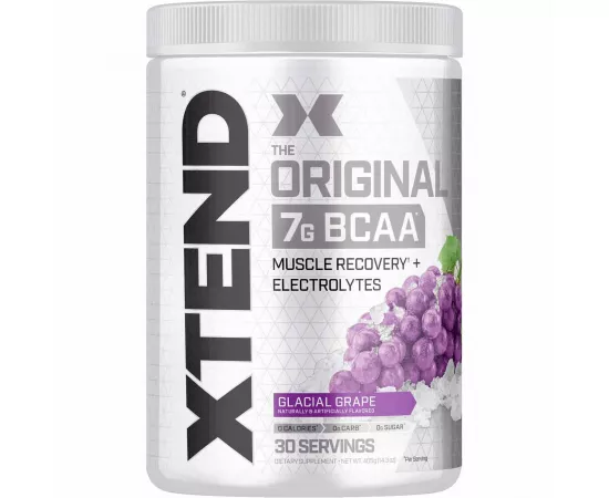 XTEND Original BCAA Powder Glacial Grape BCAAs 30 Servings 405g