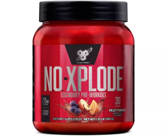BSN N.O.-Xplode Legendary Pre-Workout Fruit Punch 1.22 lbs (555 g)