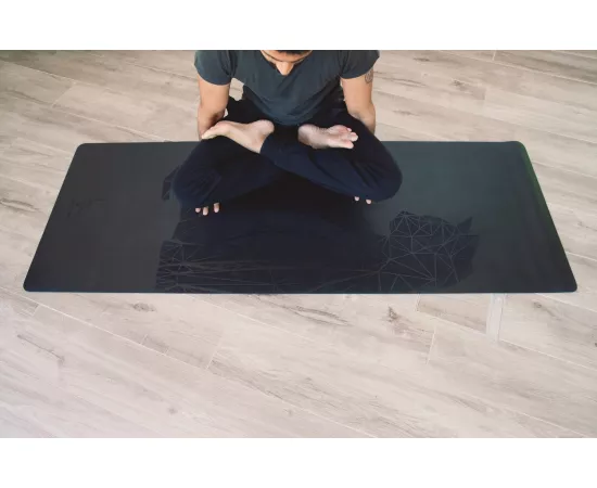 Meow Yoga Meow Mat Black