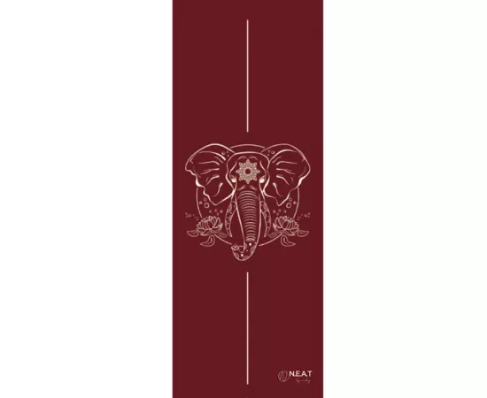 Neat by Nicky Chunky Elephant Maroon Yoga Mat