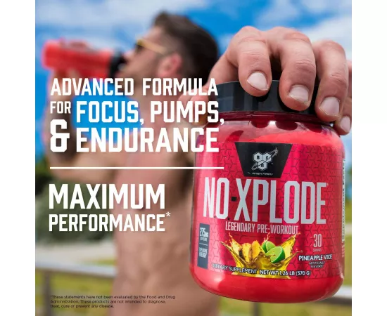 BSN N.O.-Xplode Legendary Pre-Workout Fruit Punch 1.22 lbs (555 g)