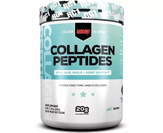 Redcon1 Collagen Peptides Skin, Hair, Nails & Joint Support Unflavored Powder 609g