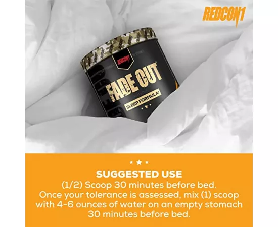Redcon1 - Fade Out Sleep  Formula, (Orange) 30 Servings 357 grams
