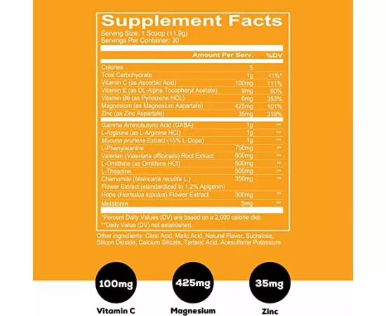 Redcon1 - Fade Out Sleep  Formula, (Orange) 30 Servings 357 grams