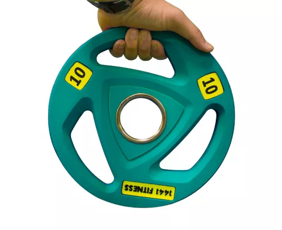 1441لوحات الأزاون الأوليمبية PU الملونة - قبضة ثلاثية - من فيتنيس10 كجم