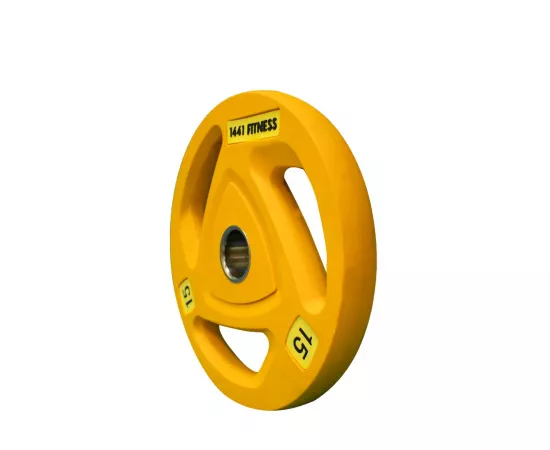 1441لوحات الأزاون الأوليمبية PU الملونة - قبضة ثلاثية - من فيتنيس15 كجم