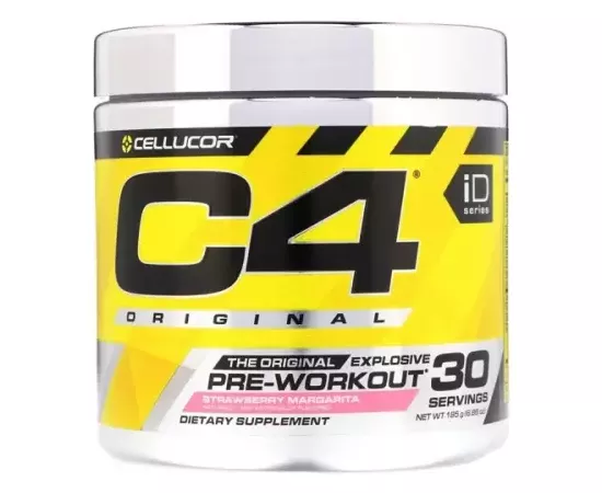 INT سي 4 أوريجينال بنكهة مارجاريتا الفراولة 30 حصة