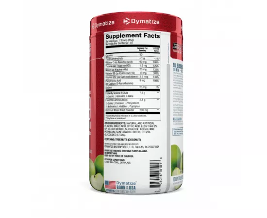 Dymatize All9 Amino, 7.2g of BCAAs, Green Apple, 30 Servings