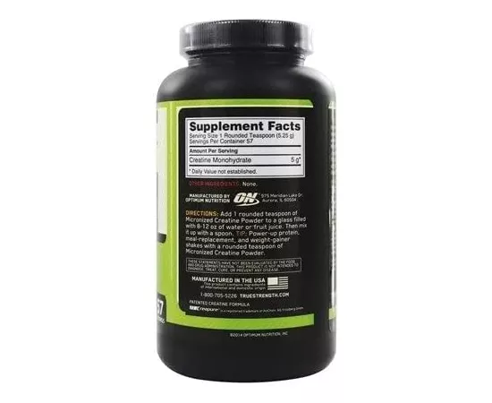 مسحوق مايكر أيونايزد كيرياتين غير منكه من أوبتيموم نيوتريشن  10.6 أوقية (300 جرام)