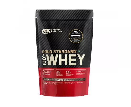 جولد ستاندرد 100% واي بنكهة الشوكولاتة الغنية المضاعفة 1 أوبتيموم نيوتريشن رطل (454 جرام)