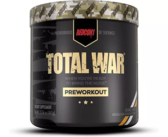 Redcon1 Total War Pre Workout Orange Crush Flavor 441g