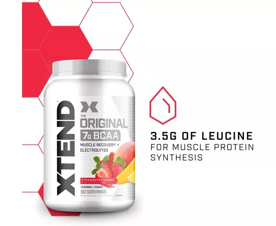 مسحوق BCAA إكستيند أوريجينال بنكهة الفراولة والمانغا 90 حصة