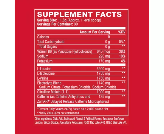 Xtend Energy Fruit Punch 30 Servings