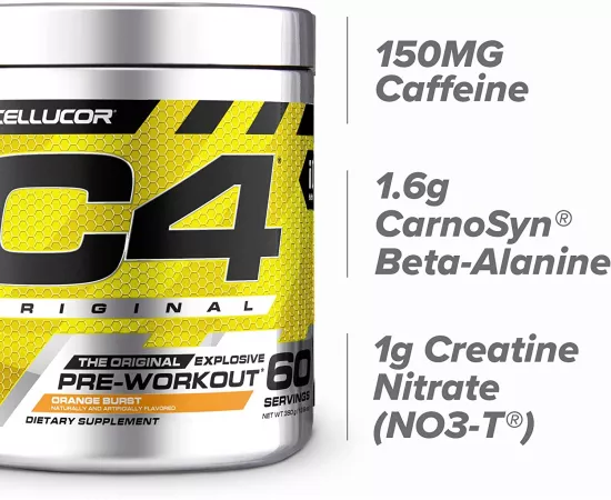 INT سي 4 أوريجينال بنكهة البرتقال 30 حصة