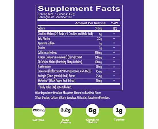 ريدكون1 توتال وور - قبل التمرين جامي بير حامضة 30 حصة 441 جرام