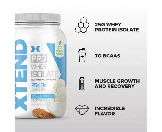 XTEND Pro Whey Isolate Protein Powder Chocolate Lava Cake 23 Servings