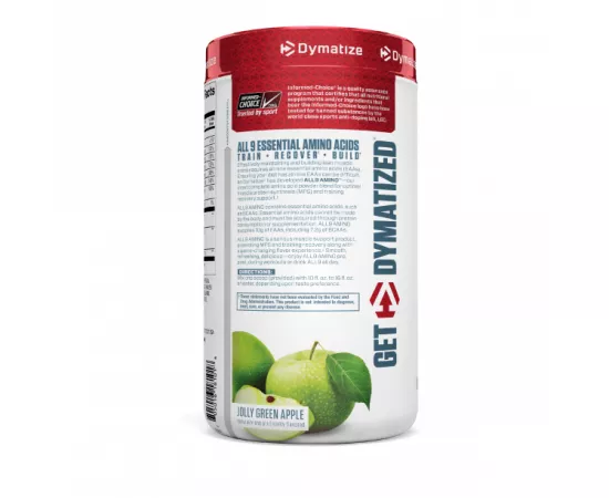Dymatize All9 Amino, 7.2g of BCAAs, Green Apple, 30 Servings