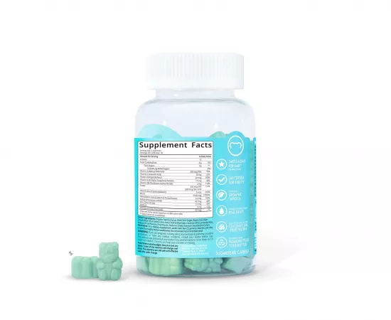 SugarBear Hair Vitamins Vegan Gummy 60's (1 Month Supply)