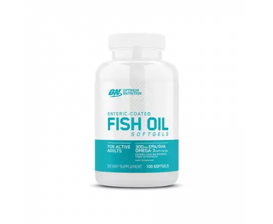 Optimum Nutrition Enteric-Coated Fish Oil Softgels 100's