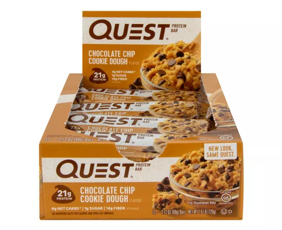  بار البروتين بنكهة تشيز  تشوكلت تشيب كوكي دو  من كويست نيوتريشن 