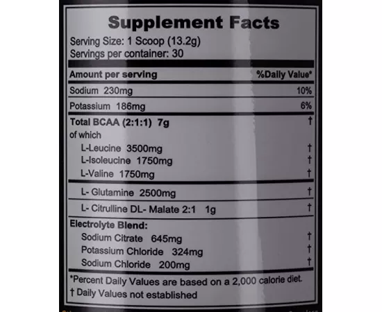  ال BCAA بنكهة العنب من ماسل كور نيوتريشين 396جرام