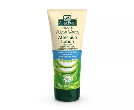 لوشن الصبار ما بعد الشمس من أوبتيما هيلث 200 مللي