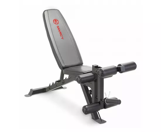 1441 فيتنس عرض كومبو: ماكينة حاملة لتمرين السكوات + بار ٧ أقدام مع مقعد ومجموعة صحون ٨٠ كيلوجرام