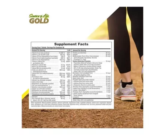 Natures Plus Source Of Life Men's Multi-vitamin 60's