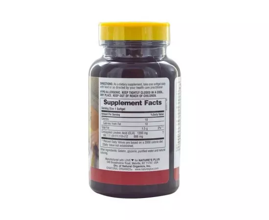 Natures Plus Mega CLA 1200 mg Softgels 60's