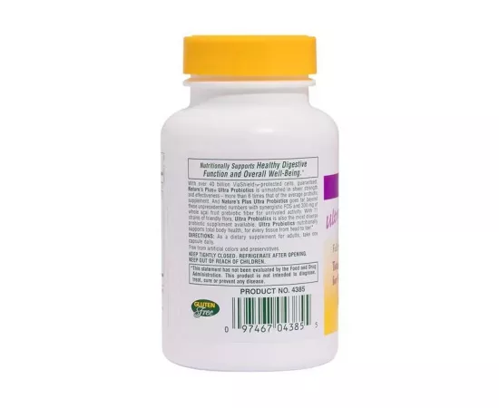  كبسولات ألترا البروبيوتيك النباتية من ناتشرز بلس  30 