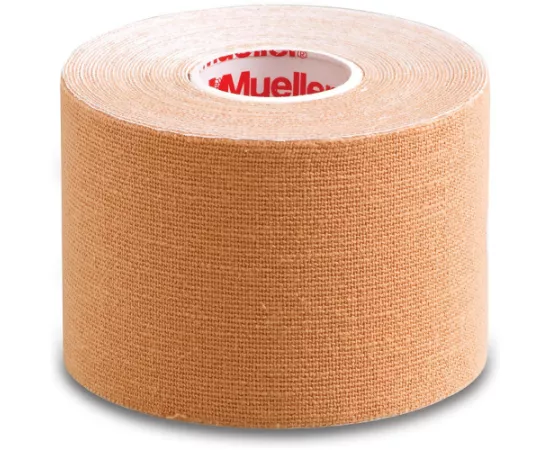 Mueller S Kinesiology Tape Beige 2" X 16.4 Feet 6 Rolls / Case