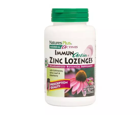 Natures Plus ImmunActin Zinc Lozenges 60's