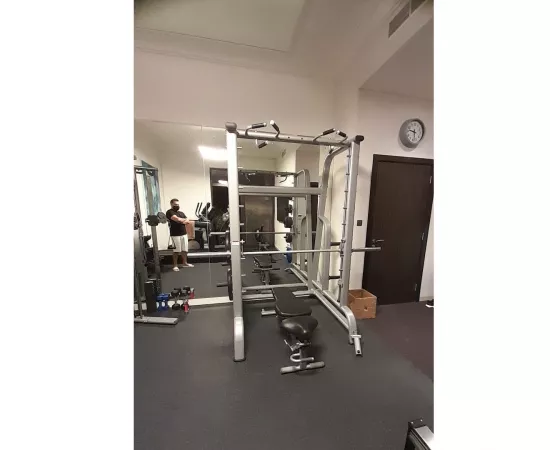 1441 Fitness Half Cage Smith Machine Squat Rack - J027