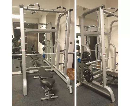 1441 Fitness Half Cage Smith Machine Squat Rack - J027