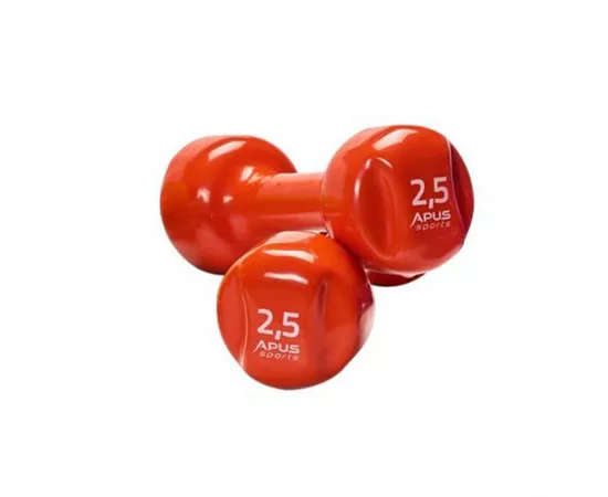  مجموعة أثقال فينيل رياضية من 0.5 ل 4 كيلوجرام من ابوس (7 أزواج)