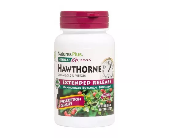  هوثورن بتركيز 300 مللي جرام 3.2% فيتيكسين من ناتشرز بلس هيربال أكتيفز  30